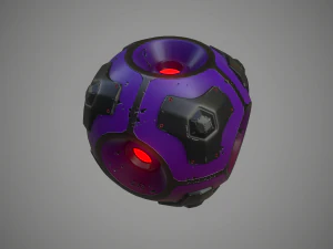 sci-fi energy sphere 3D Model