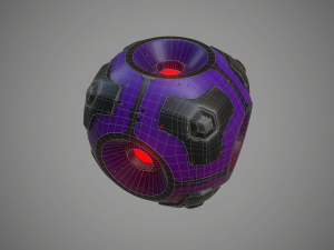 sci-fi energy sphere 3D Model
