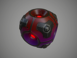 sci-fi energy sphere 3D Model