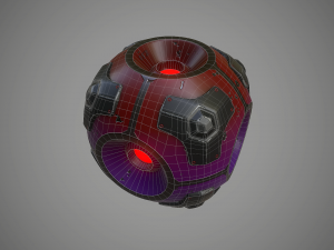 sci-fi energy sphere 3D Model