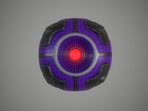 sci-fi energy sphere 3D Model