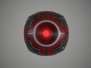 sci-fi energy sphere 3D Model