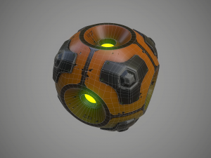 sci-fi energy sphere 3D Model