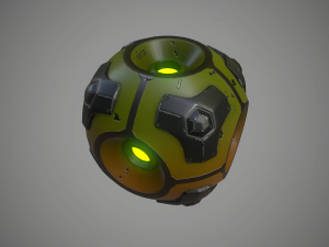 sci-fi energy sphere 3D Model