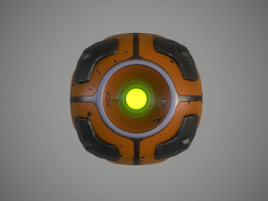 sci-fi energy sphere 3D Model