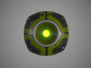 sci-fi energy sphere 3D Model