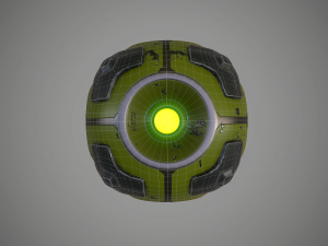 sci-fi energy sphere 3D Model