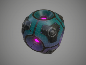 sci-fi energy sphere 3D Model