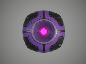 sci-fi energy sphere 3D Model