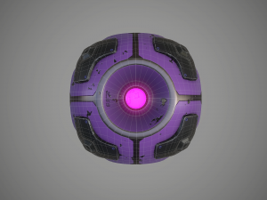 sci-fi energy sphere 3D Model