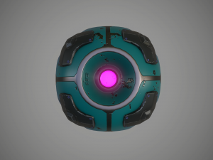 sci-fi energy sphere 3D Model