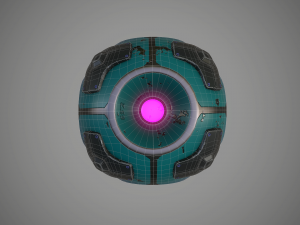 sci-fi energy sphere 3D Model