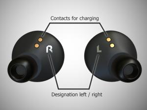 tws headphones true wireless 3Dモデル