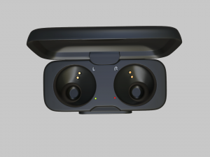 tws headphones true wireless 3Dモデル