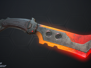sci-fi knife Modelo 3D