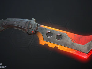 couteau de science-fiction Modèle 3D