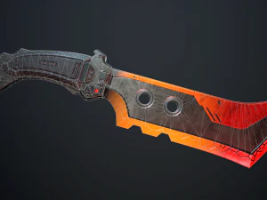 sci-fi knife 3D Model