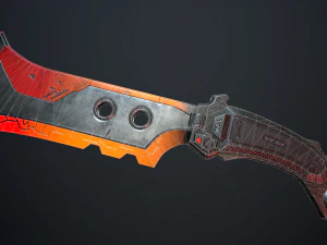 sci-fi knife 3D Model