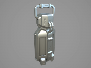 sci-fi energy battery 3D Model