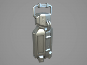 sci-fi energy battery 3D Model
