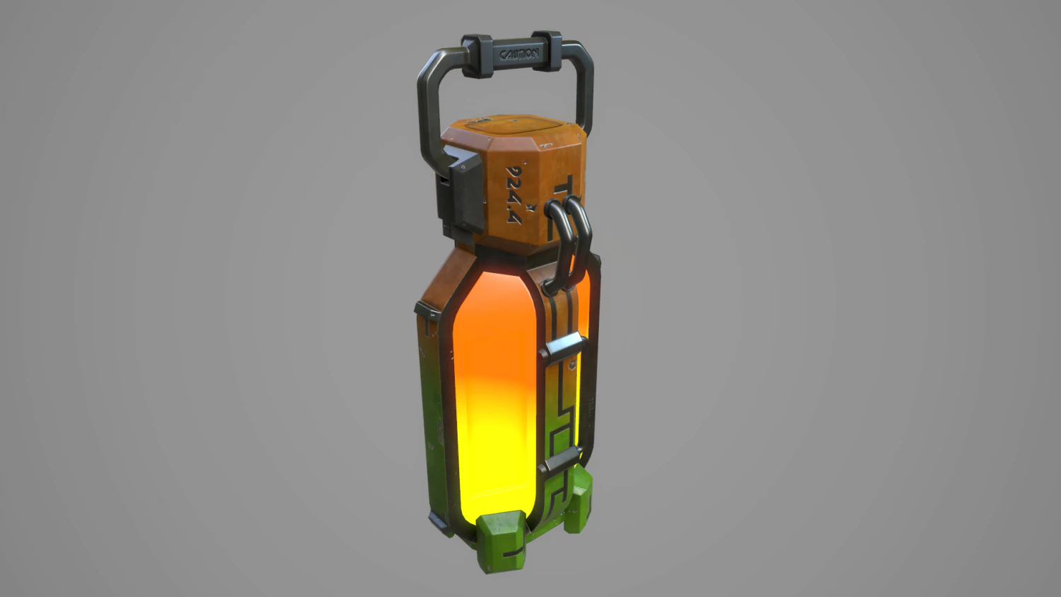 sci-fi energy battery 3D Model .c4d .max .obj .3ds .fbx .stl .blend 