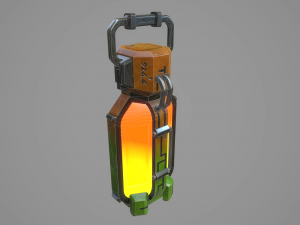 sci-fi energy battery Modèle 3D