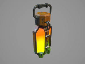 sci-fi energy battery Modèle 3D
