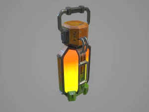 sci-fi energy battery 3D Model