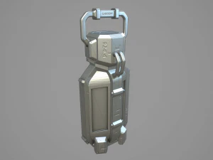 sci-fi energy battery 3D Model
