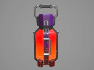 sci-fi energy batteries 3D Model