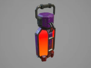 sci-fi energy batteries 3D Model
