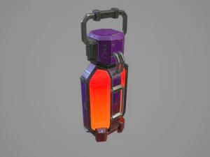 sci-fi energy batteries 3D Model