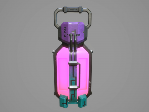 sci-fi energy batteries 3D Modell