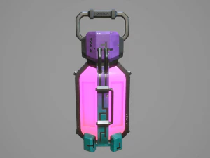 sci-fi energy batteries 3D Model