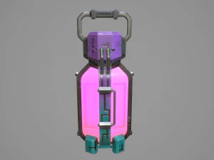 sci-fi energy batteries 3D Model