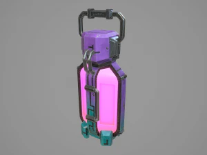 sci-fi energy batteries 3D Model