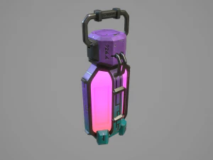 sci-fi energy batteries 3D Model