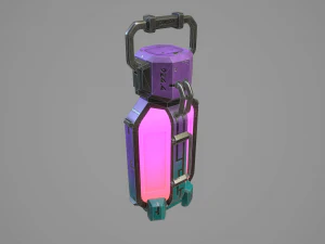 sci-fi energy batteries 3D Model