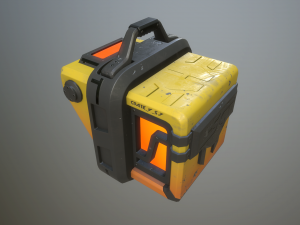 sci-fi crate Modèle 3D