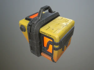 sci-fi crate 3D Model
