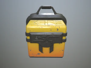 sci-fi crate 3D Model