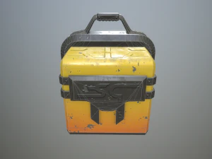 sci-fi crate 3D Model