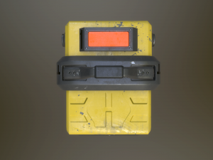sci-fi crate Model 3D