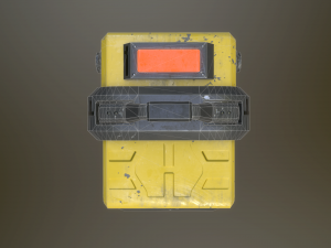 sci-fi crate Model 3D