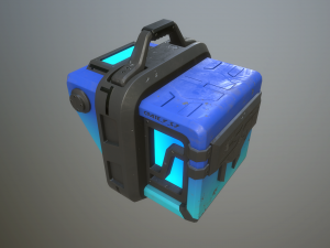 sci-fi crates 3D Модель