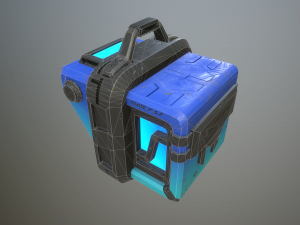 sci-fi crates 3D Модель
