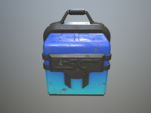 sci-fi crates 3D Модель