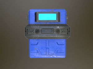 sci-fi crates 3D Модель