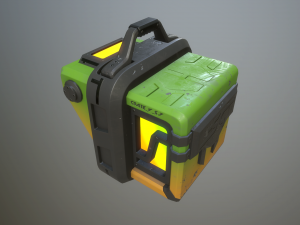 sci-fi crates 3D Модель