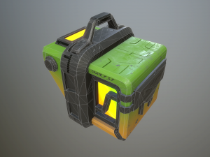 sci-fi crates 3D Модель